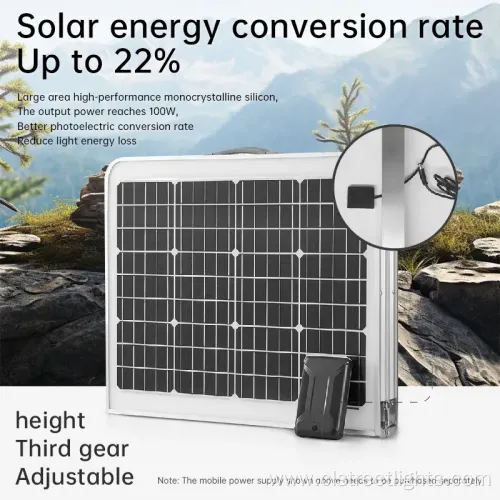 100W High-Efficiency Monocrystalline Solar Panel